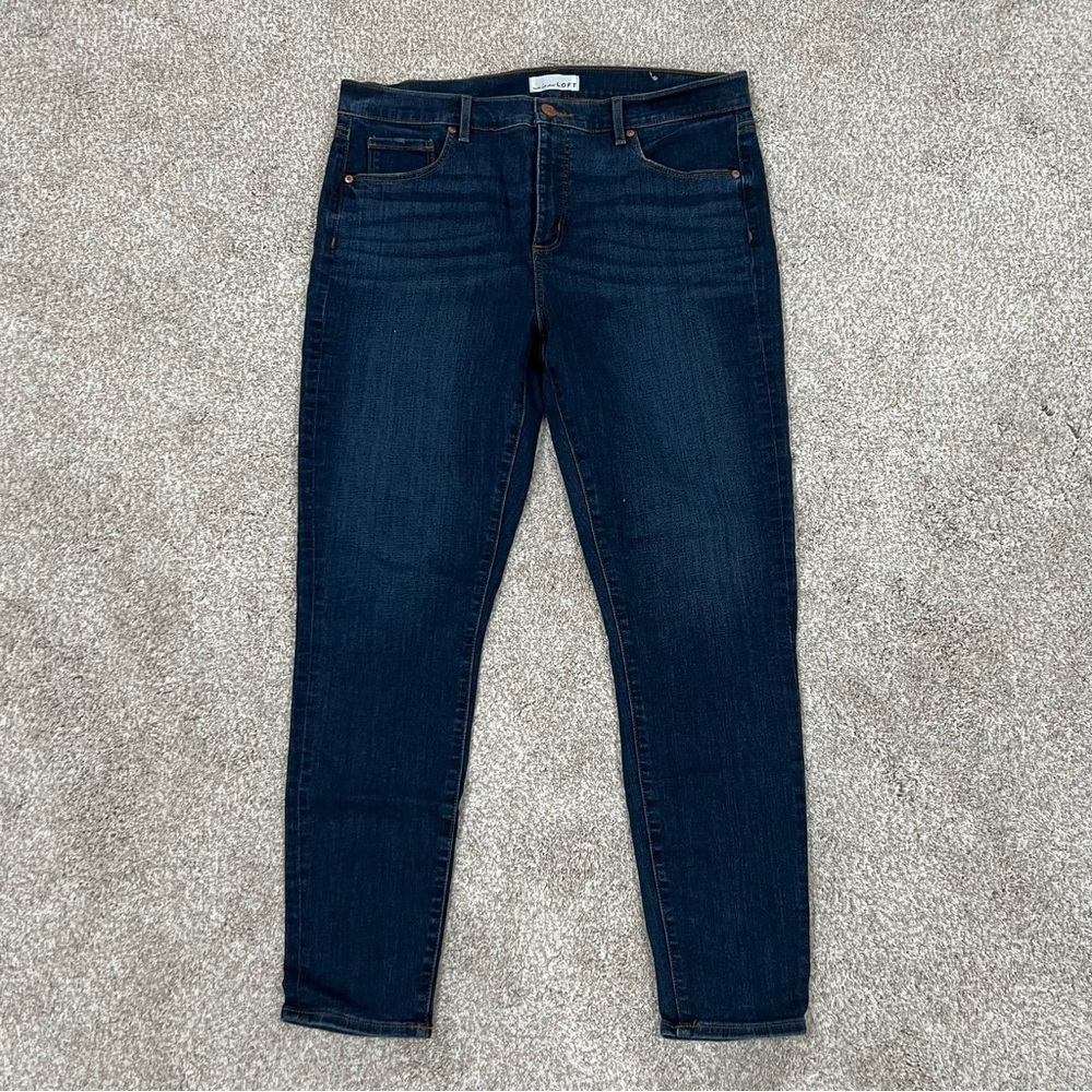 LOFT Dark Blue Women's Skinny Jeans